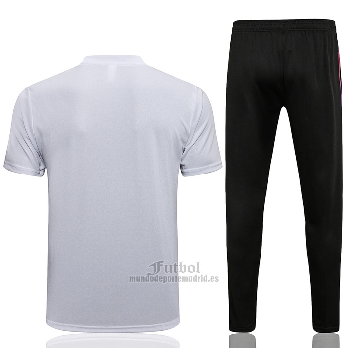 Chandal del Paris Saint-Germain Jordan Manga Corta 2021-2022 Blanco